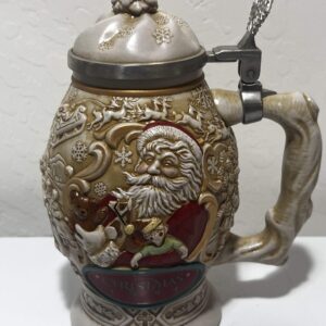 Vintage Avon Fine 1994 Father Christmas Stein Beer Mug Santa Claus