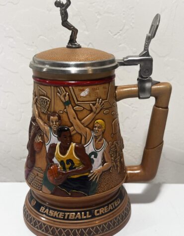 Avon A Century of Basketball Stein 1993 Handcrafted in Brazil