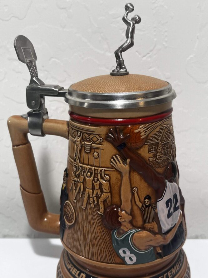 Avon A Century of Basketball Stein 1993 Handcrafted in Brazil- - Image 3