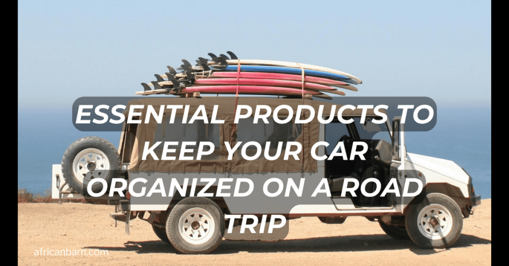 Essential Products to Keep Your Car Organized on a Road Trip