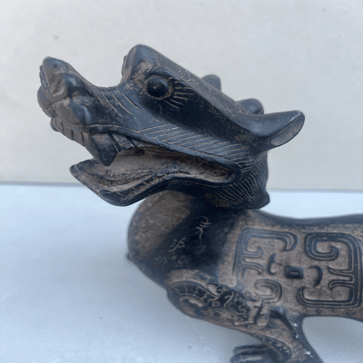 Vintage-Chinese-Dragon-Pi-Xiu-Sculpture-Statu