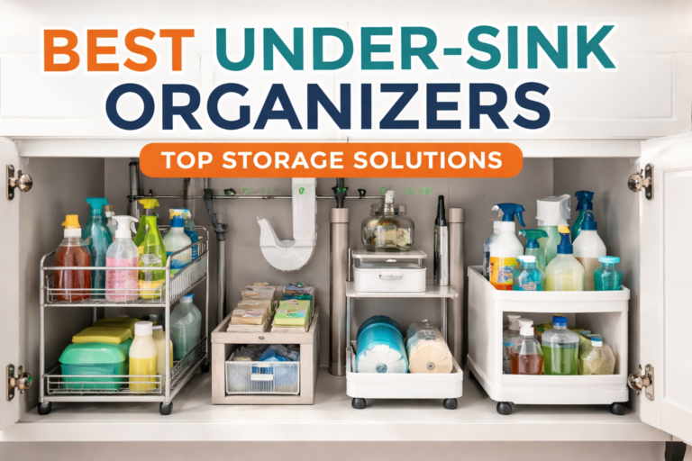 best under-sink organizers for kitchen cabinets